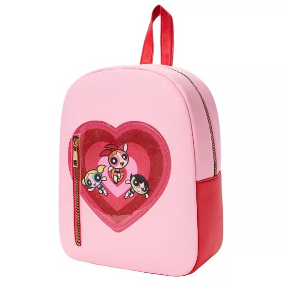 Pink PowerPuff Girls Mini Backpack Purse - Picture 1 of 13